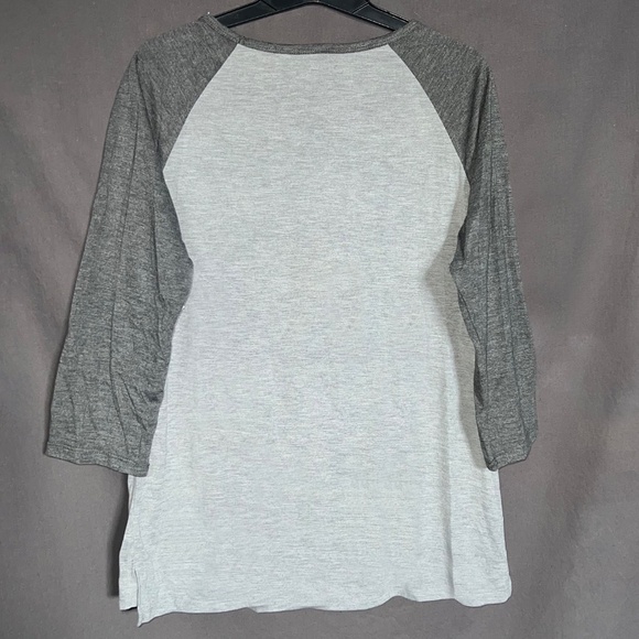 Peanuts Woodstock Gray Ragland T-Shirt - Picture 2 of 5